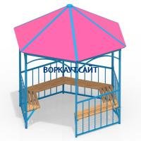Беседка с лавками МАФ 4120 в Кирове