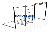 Спортивный комплекс воркаут ВС-129 в Кирове