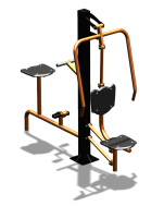 Уличный тренажер "Жим от груди Вело" УТ321 в Кирове