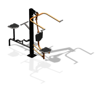 Уличный тренажер "Верхняя тяга Вело" УТ340 в Кирове