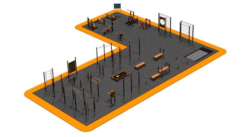 Дизайн проект спортплощадки Угловая в Кирове