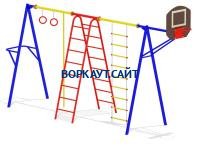 Гимнастический комплекс с баскетбольным щитом МАФ 3001 в Кирове