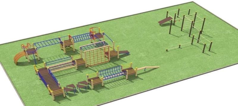 Проект спортплощадки с полосой препятствий - 1 178 100 рублей в Кирове