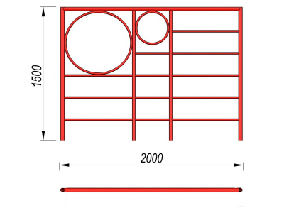 Шведская стенка с кольцами МАФ 3502 в Кирове