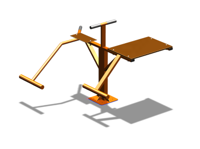 Уличный тренажер "Пресс Гиперэкстензия" УТ327 в Кирове