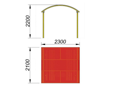 Навес судейский МАФ 4004 в Кирове