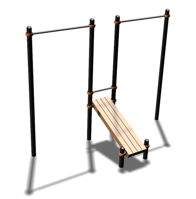 Воркаут турники со скамьей для пресса ВС-27 в Кирове