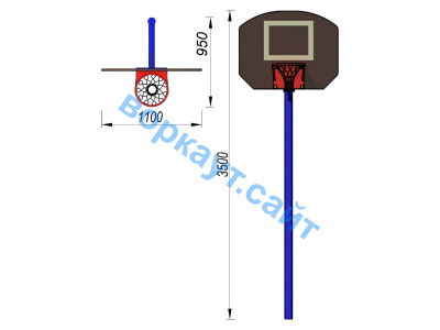 Баскетбольный щит СИО 3510 в Кирове