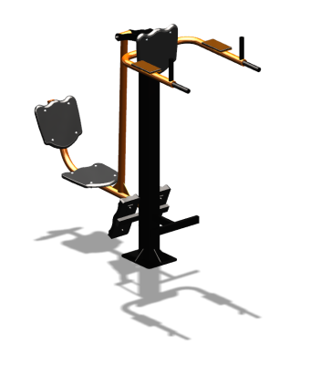 Уличный тренажер "Жим ногами Брусья Пресс" УТ329 в Кирове