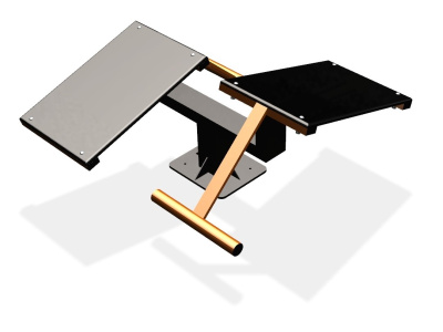 Уличный тренажер  "Скамья для пресса двойная"   УТ213 в Кирове