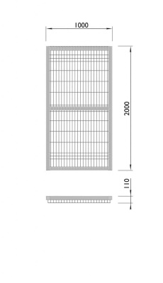 Калитка спортивной площадки МАФ 5105 в Кирове