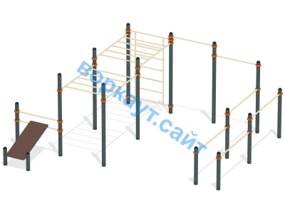 Спортивный комплекс воркаут ВС-50 в Кирове
