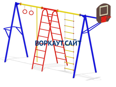 Гимнастический комплекс с баскетбольным щитом МАФ 3001 в Кирове Гимнастический комплекс с баскетбольным щитом МАФ 3001 в Кирове
