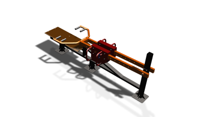 Силовой уличный тренажер  "Жим лежа"  УТ411 в Кирове