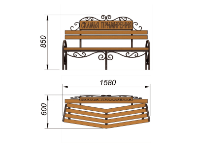 Скамья примирения МАФ 1610 в Кирове