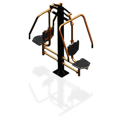 Уличный тренажер  "Жим от груди двойной" УТ204 в Кирове