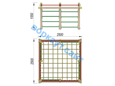 Детский спортивный комплекс ДСК 3109 в Кирове