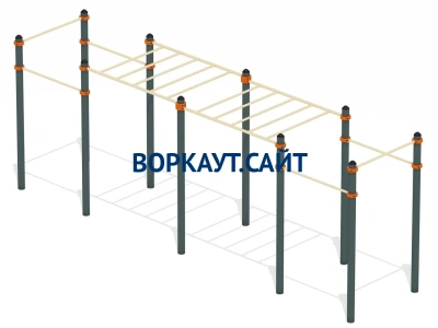 Воркаут рукоход с турниками ВС-23 в Кирове