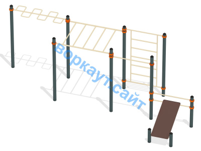 Спортивный комплекс воркаут ВС-45 в Кирове