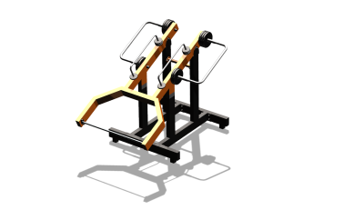 Силовой уличный тренажер  "Мультиштанга"  УТ417 в Кирове