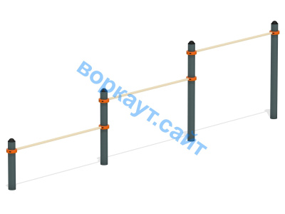 Каскад турников тройной ВС-6 в Кирове