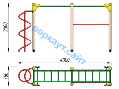 Детский спортивный комплекс ДСК 3104 в Кирове