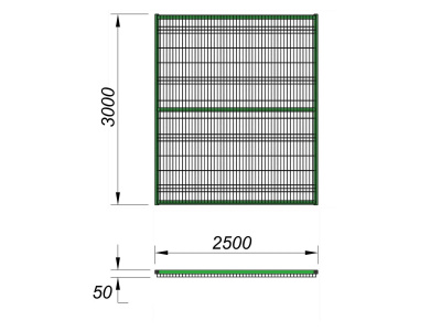 Ограждение спортивной площадки 2500х3000 МАФ 5103 в Кирове
