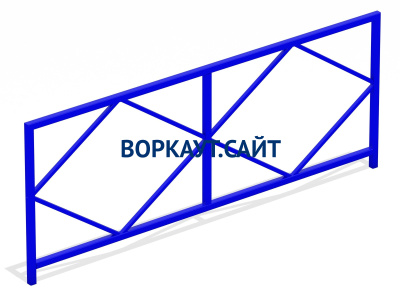 Ограждение площадки МАФ 5001 в Кирове
