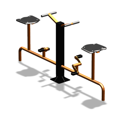 Уличный тренажер  "Вело двойной"   УТ211 в Кирове