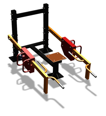 Силовой уличный тренажер  "Приседания/Шраги"  УТ413 в Кирове