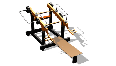 Силовой уличный тренажер  "Жим от груди"  УТ422 в Кирове