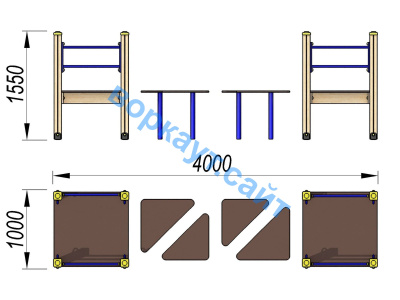 Детский спортивный комплекс Мостик ДСК 3114 в Кирове