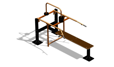 Силовой уличный тренажер  "Горизонтальный жим"  УТ402 в Кирове