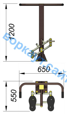 Уличный тренажер "Балансир" УТ 007 в Кирове