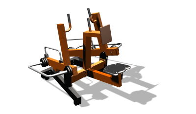 Силовой уличный тренажер  "Рычажная тяга"  УТ419 (тренажер находится на оптимизации у производства  и внешне может отличится от заявленной картинки в Кирове