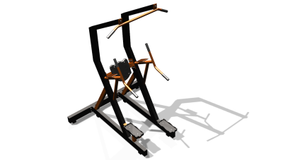 Силовой уличный тренажер  "Комбинированный станок"  УТ416 в Кирове