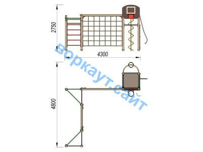 Детский спортивный комплекс ДСК 3112 в Кирове