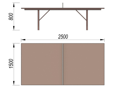 Теннисный стол МАФ 3517 в Кирове
