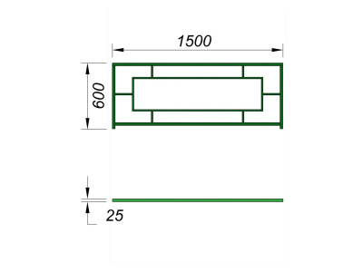 Ограждение площадки МАФ 5000 в Кирове