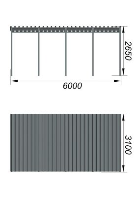 Теневой навес трибун МАФ 4130 в Кирове