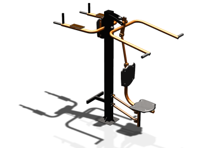 Уличный тренажер "Верхняя тяга Брусья Пресс" УТ339 в Кирове