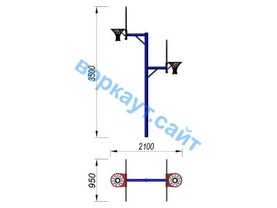Баскетбольный щит двойной СИО 3511 в Кирове
