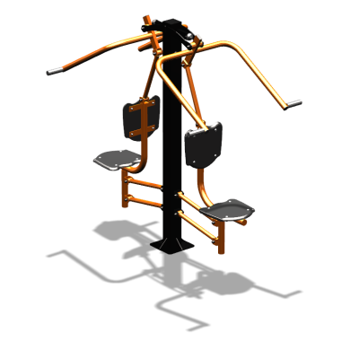 Уличный тренажер  "Верхняя тяга двойная"  УТ207 в Кирове