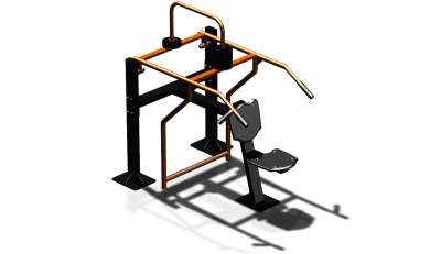 Силовой уличный тренажер  "Жим вверх сидя"  УТ403 в Кирове